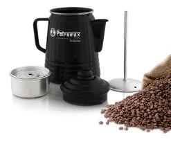 Petromax Tee- Und Kaffee-Perkolator / Schwarz Emailliert (1,3 Liter) -Günstiges Grill Geschäft petromax kaffeekanne perkolator per 9 s